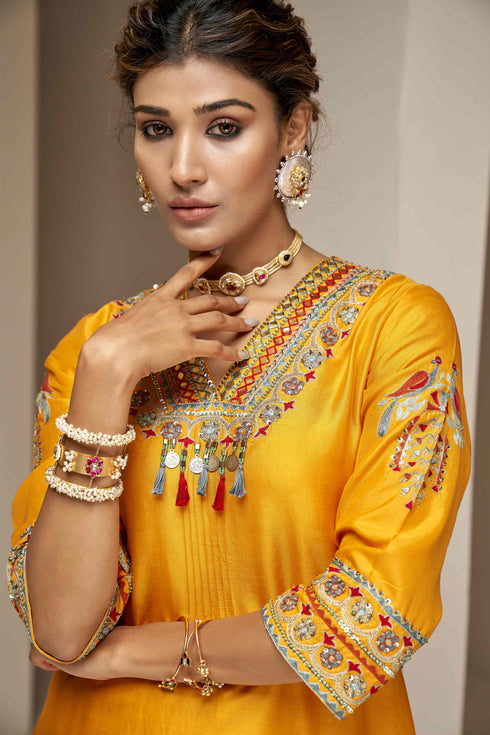 Long Kurta with Pants